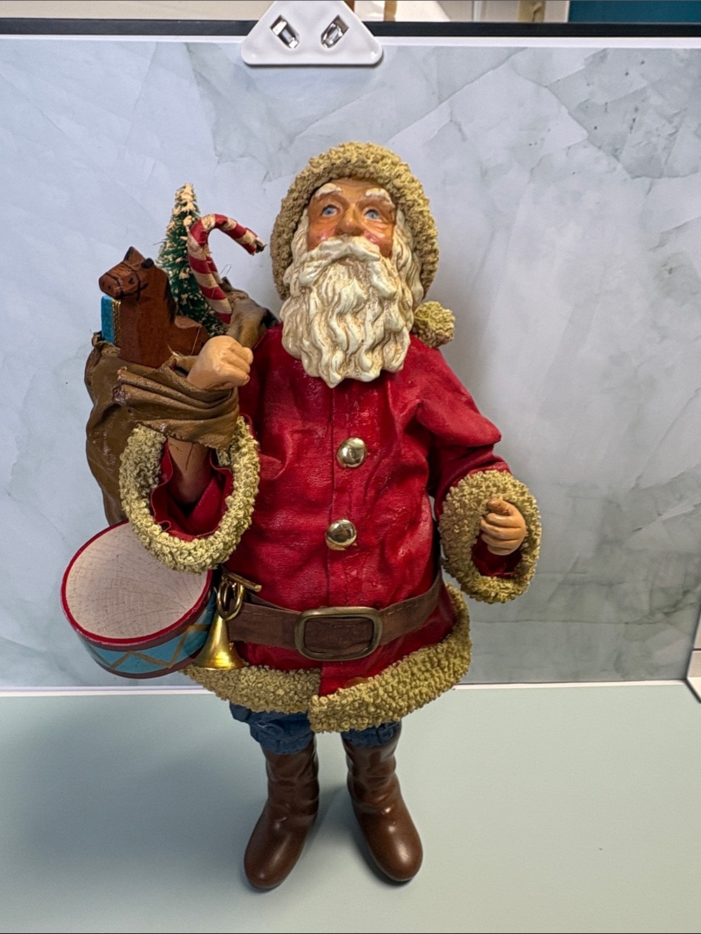 Possible Dreams Vintage Clothtique Santa With Toys Figurine